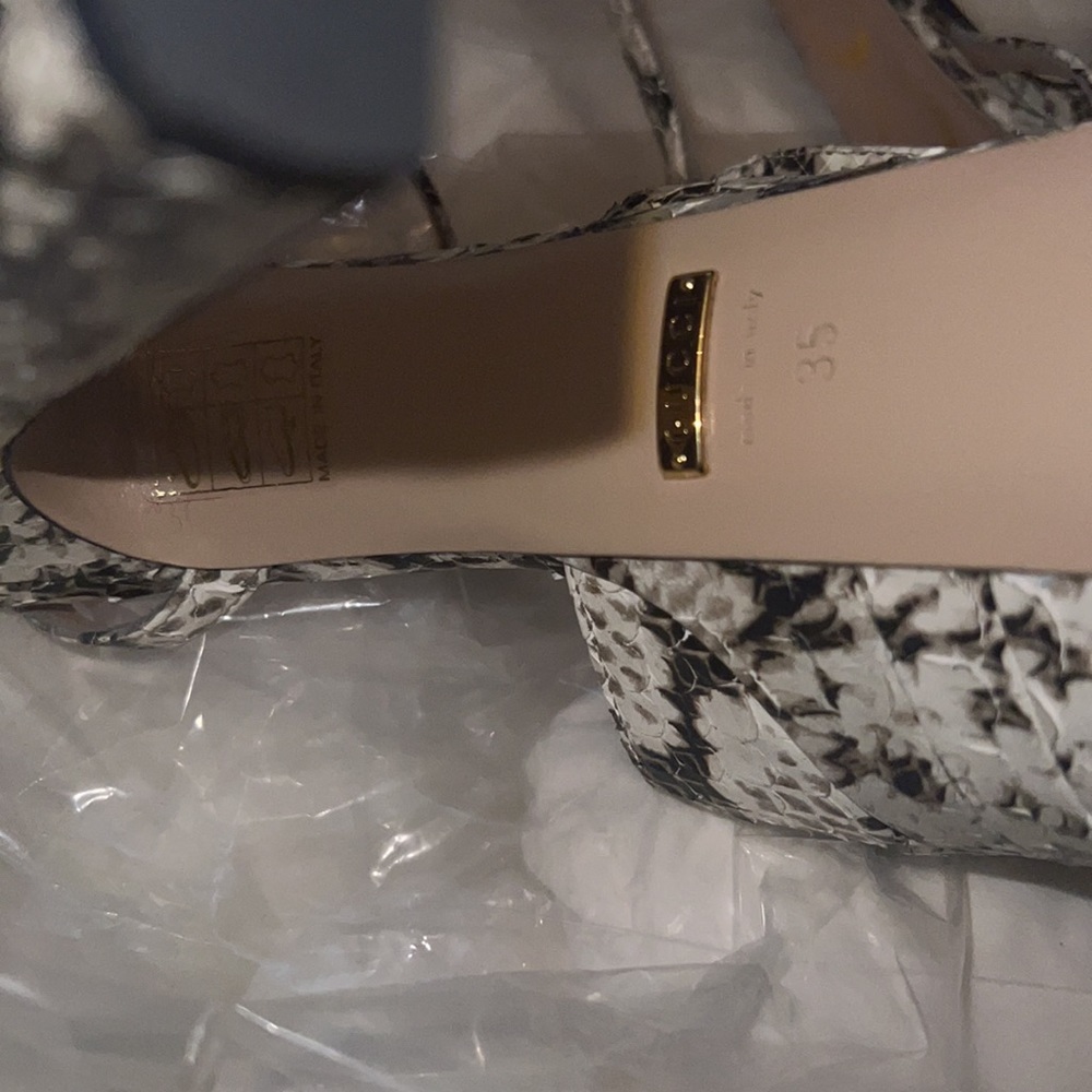 Gucci Python print high heels platform 💗 - Picture 5 of 9